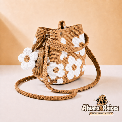 Bolso de Ganchillo Hecho a Mano